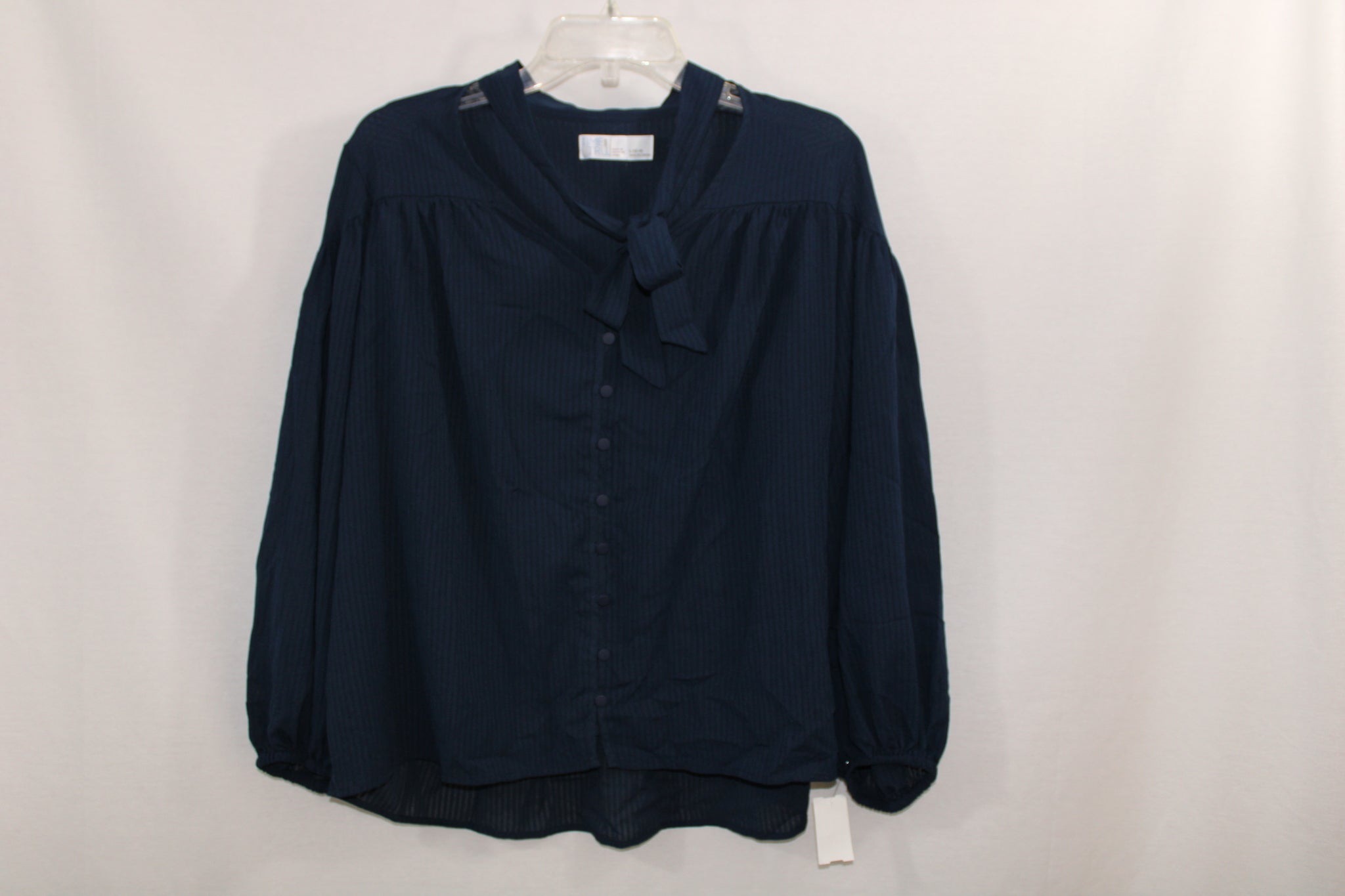 Time And True Bow Neck Blouse | L