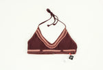 NEW Joe Boxer Sahari Collection Embroidered Bikini Top | Size M