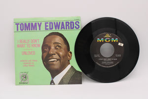 Tommy Edwards Unloved 7" Record