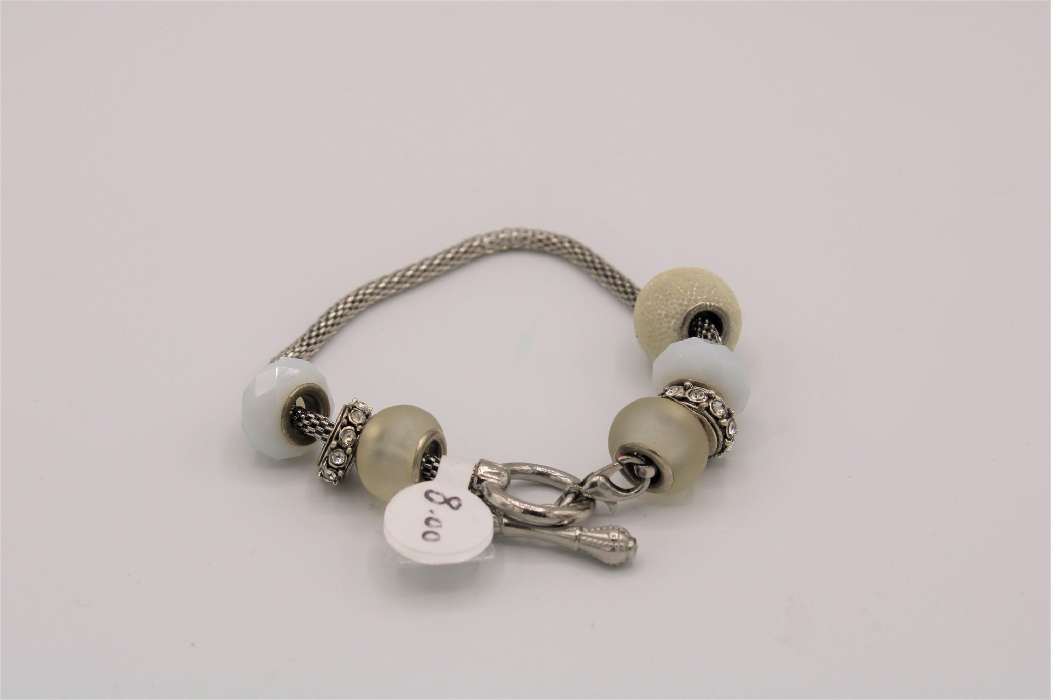 Neutral Colored Bead Bracelet