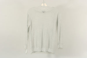 Express Knit Silver Top | S