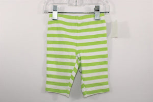 Carter's Green Striped Pants | 9 Months