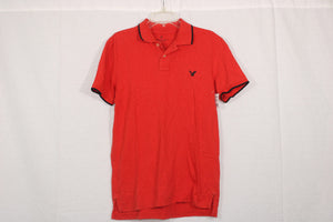 American Eagle Slim Fit Orange Polo Shirt | M
