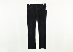 Delia's Morgan Fit Black Corduroy Pants | Size 3/4