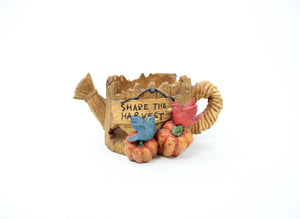 "Share The Harvest" Ceramic Candle Holder