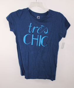 JCP Tres Chic Blue Shirt | M