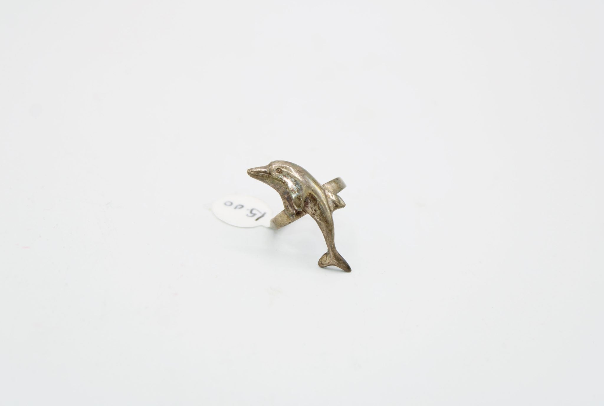 Dolphin Sterling Silver Ring | Size 7