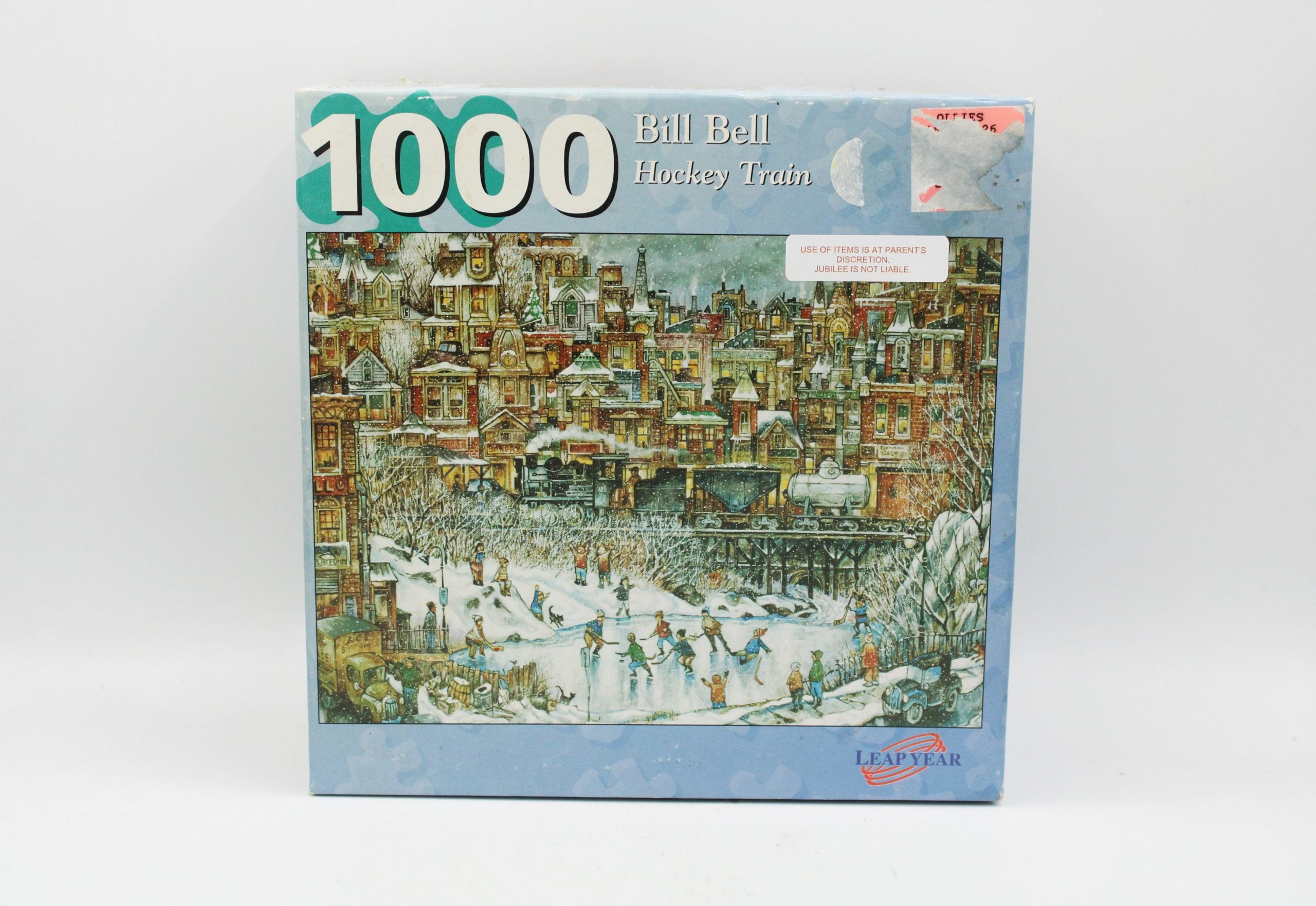 Bill Bell Hockey Train 1000 Piece Puzzle