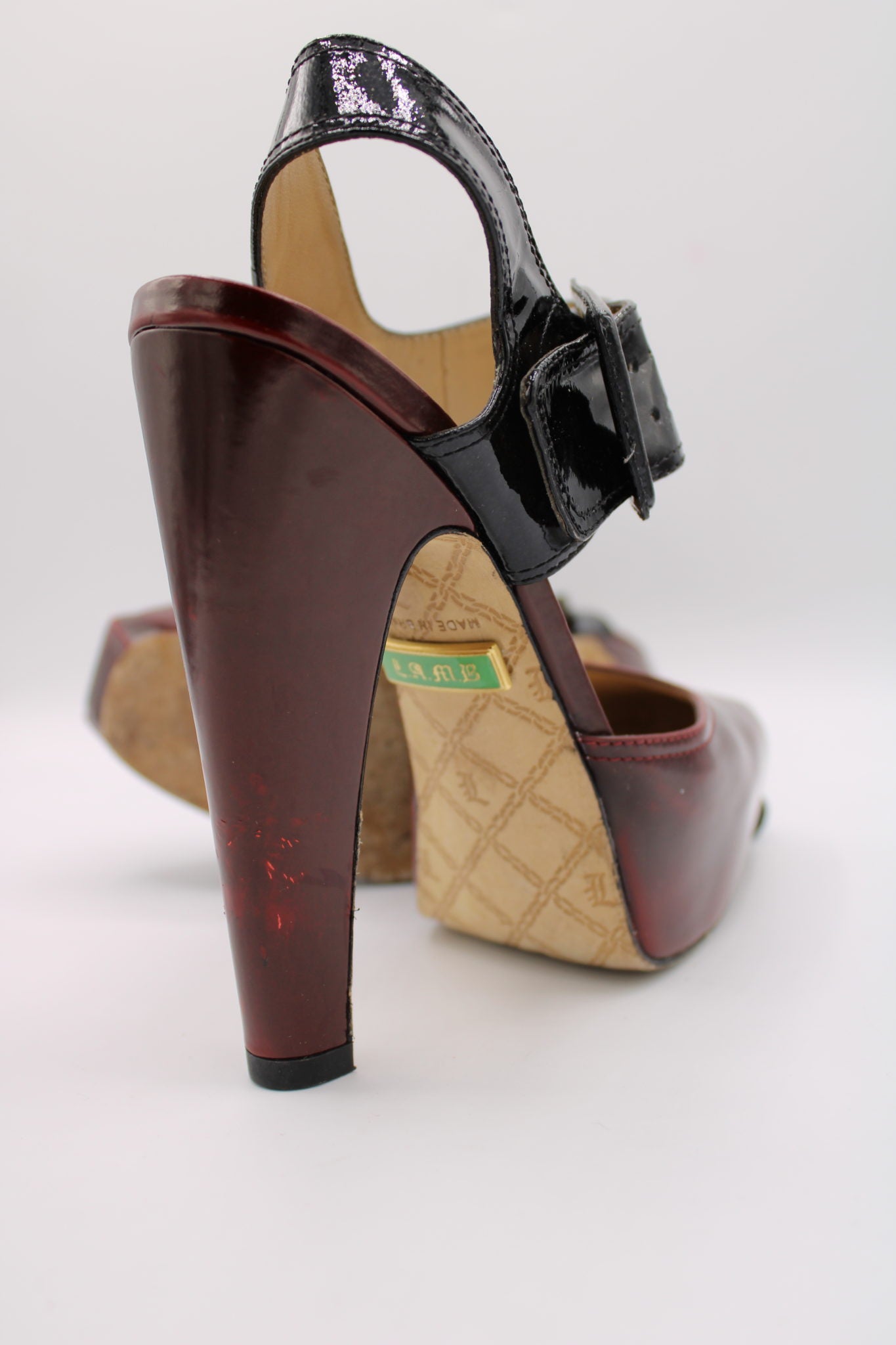 L.A.M.B. Red Heeled Shoes | Size 5 1/2