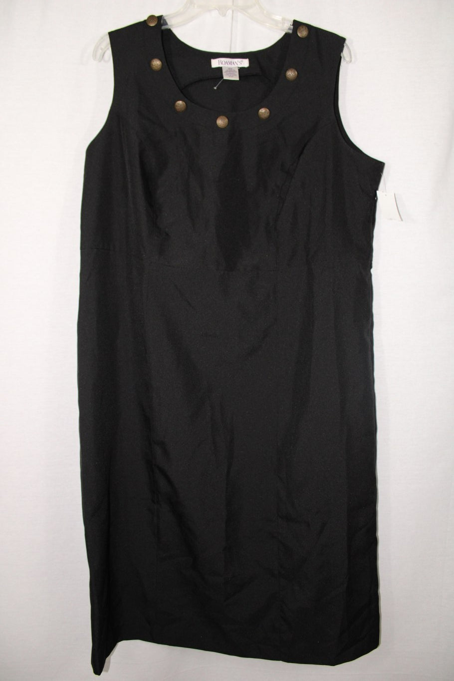 Roaman's Black Polyester Dress | Size 16W
