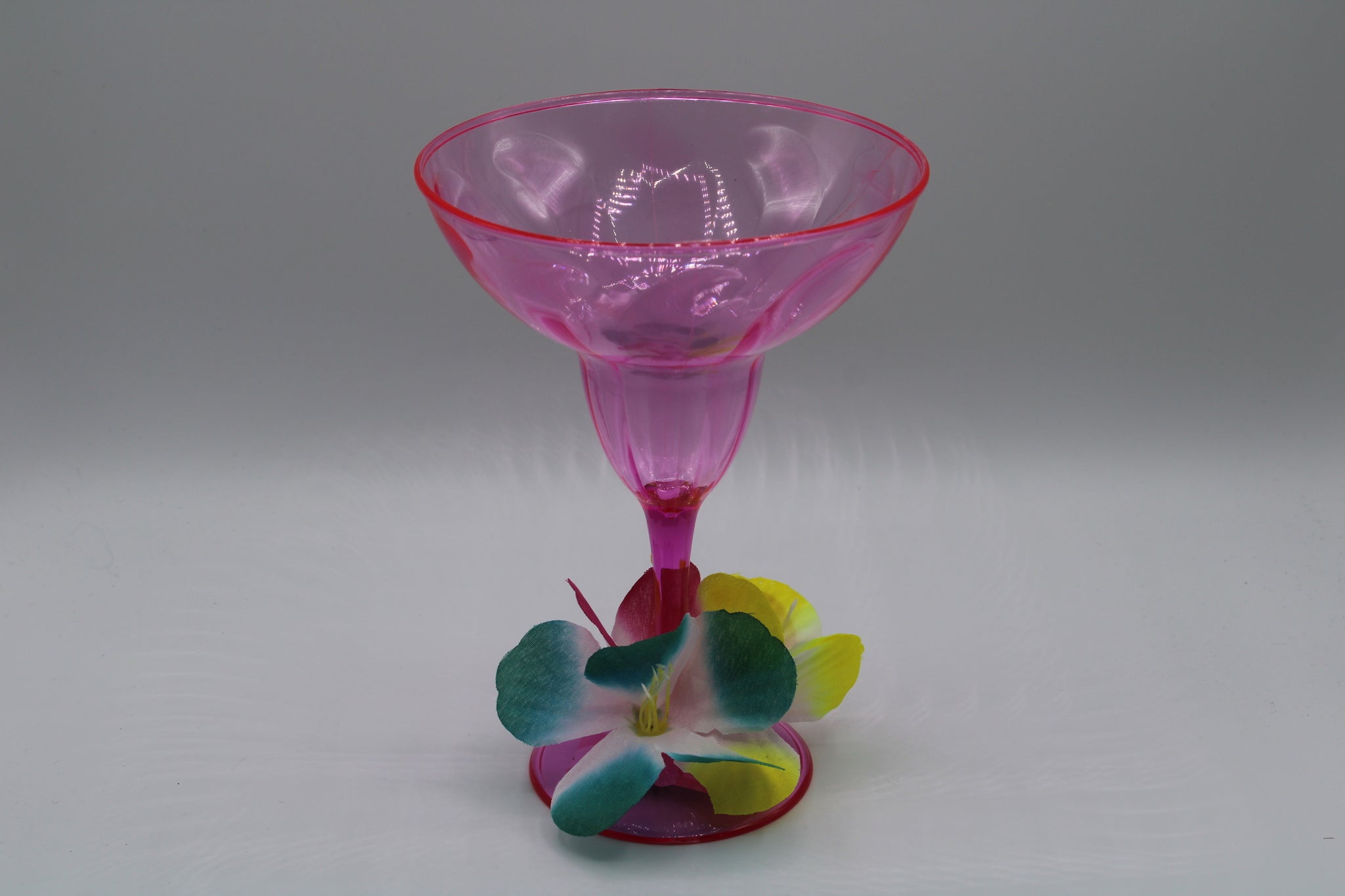 Pink Plastic Margarita Cup