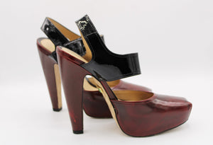 L.A.M.B. Red Heeled Shoes | Size 5 1/2