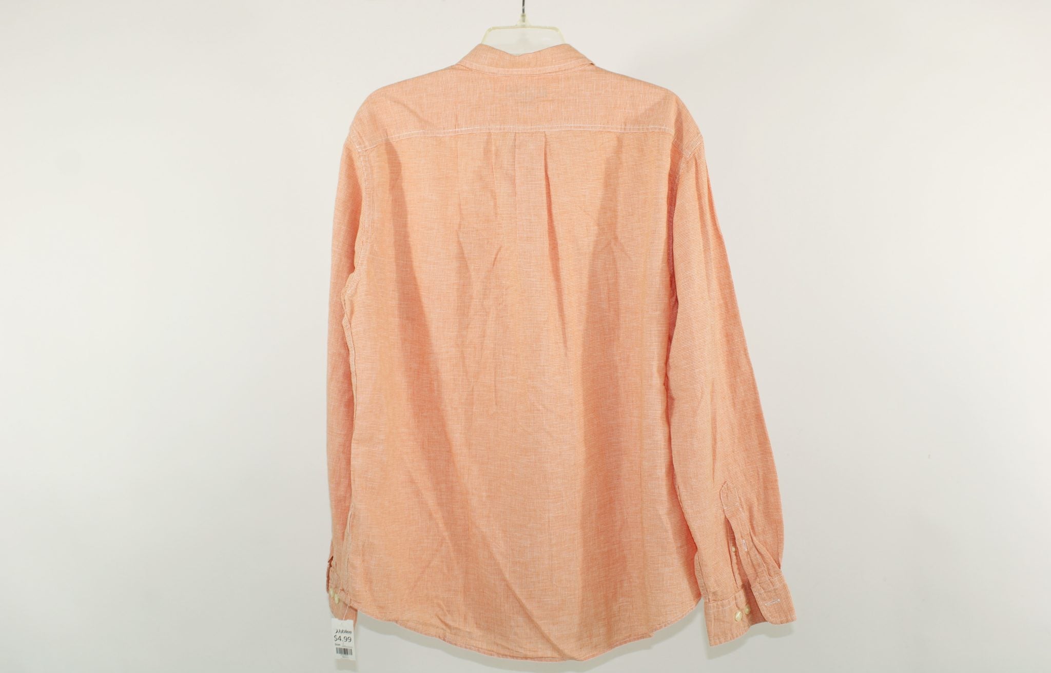 Lands' End Orange Long Sleeve Shirt | Size L