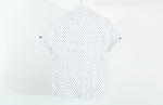 DressBarn White Polka Dot Shirt | Size M