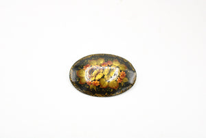 Painted Wooden Pin Handmade In Russia