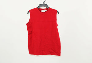 Covington Red Sleeveless Shirt | Size M (10-12)