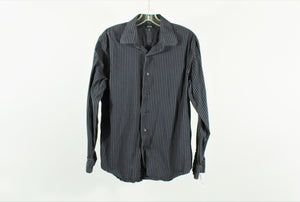 APT.9 Striped Button Up Shirt | M