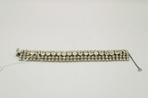 Silver Rhinestone Bracelet