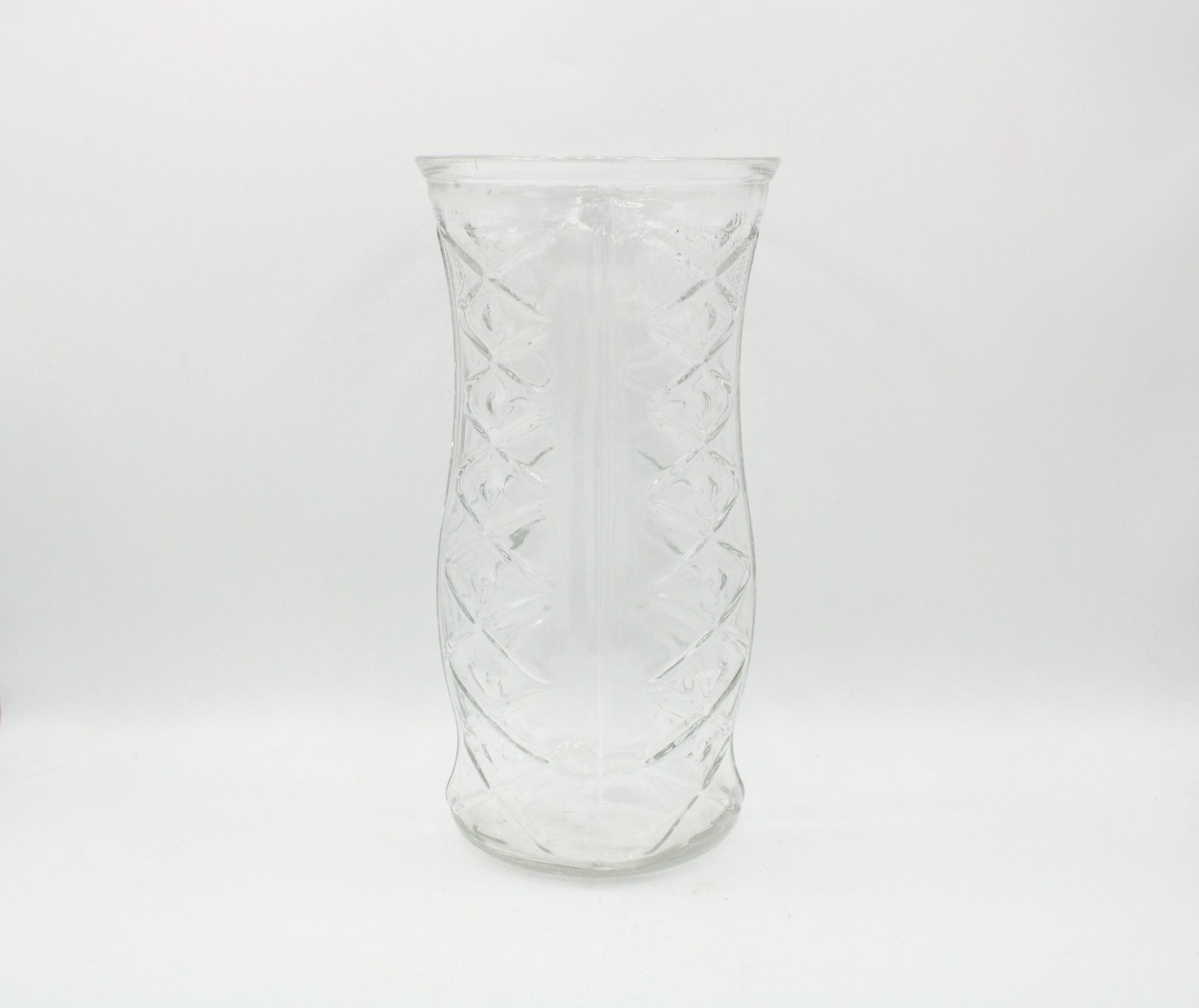 9.5" Tall Vintage Clear Glass Flower Vase E.O. Brody Co. of Cleveland, Ohio 973