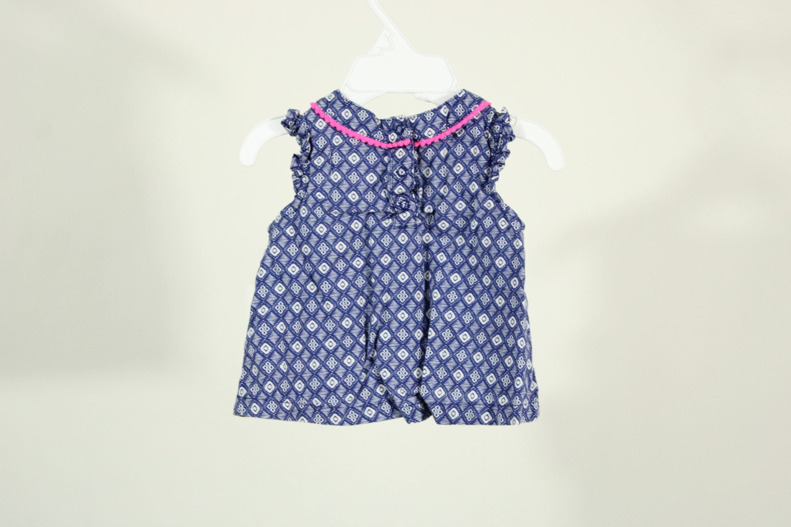 Cherokee Blue Patterned Top | Size 0-3