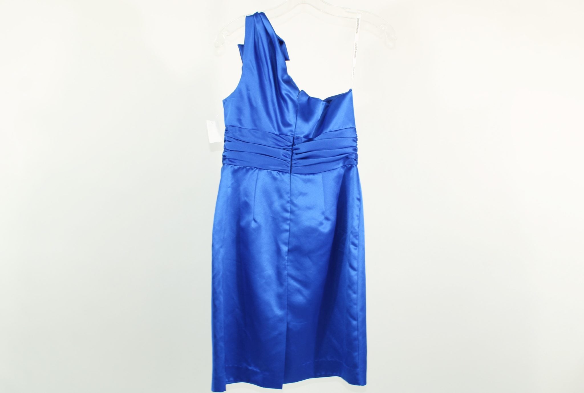 David's Bridal Cobalt Blue Formal Prom Dress | Size 4