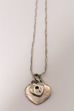 Speidel Heart Lock Necklace