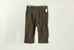 Sonoma Brown Khaki Cargo Capri Pants | Size 4