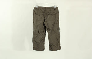 Sonoma Brown Khaki Cargo Capri Pants | Size 4