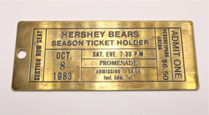 Hershey Bears Season Ticket Holder Keychain