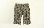Lula-B Brown Pattern Long Shorts | Size 4