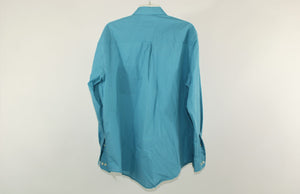 VanHeusen Blue Striped Long Sleeve Shirt | Size L (16 1/2)