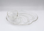 Glass Teacup & Plate