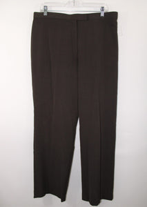 Sag Harbor Stretch Brown Pants | Size 14