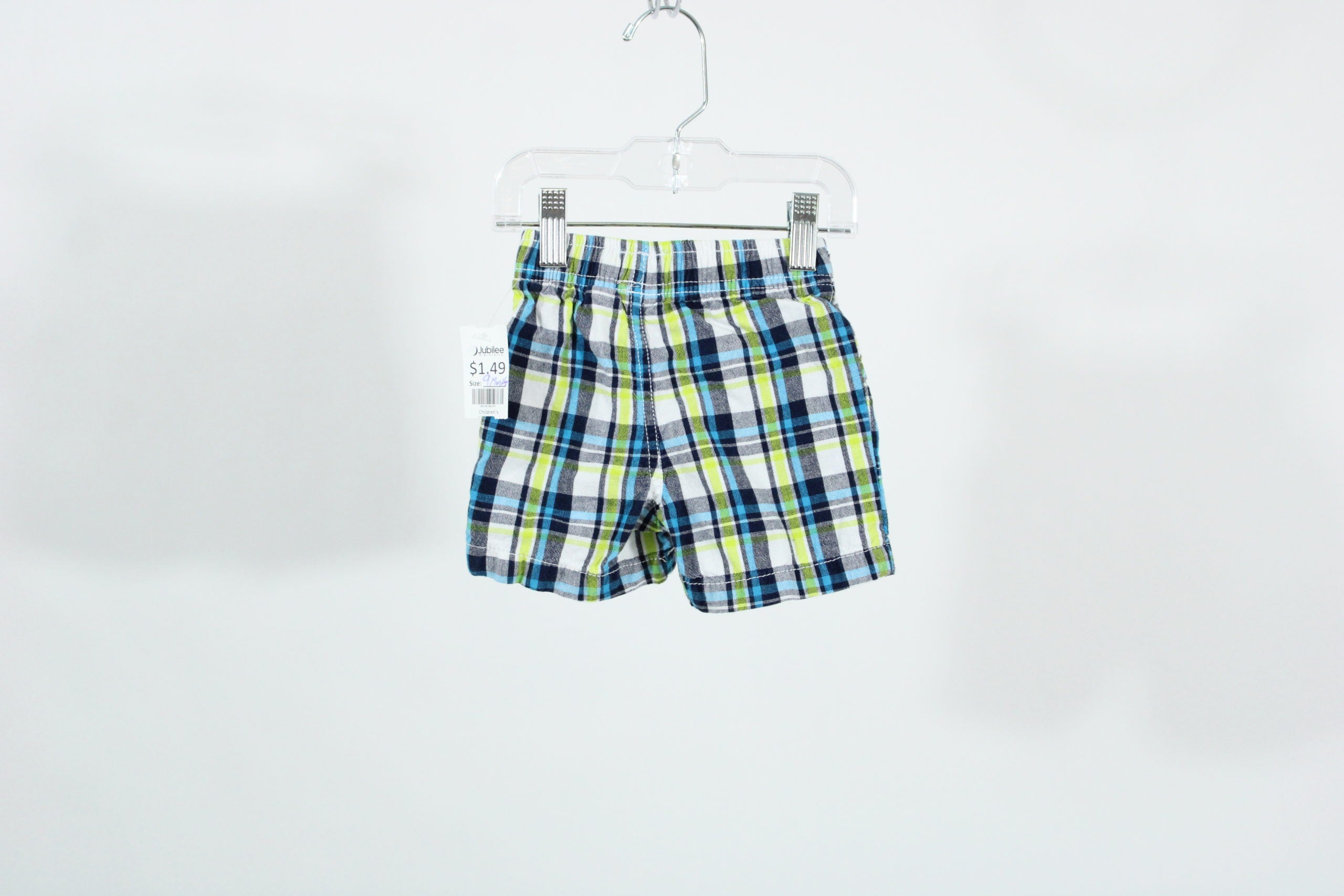 Jumping Beans Plaid Shorts | Size 9M