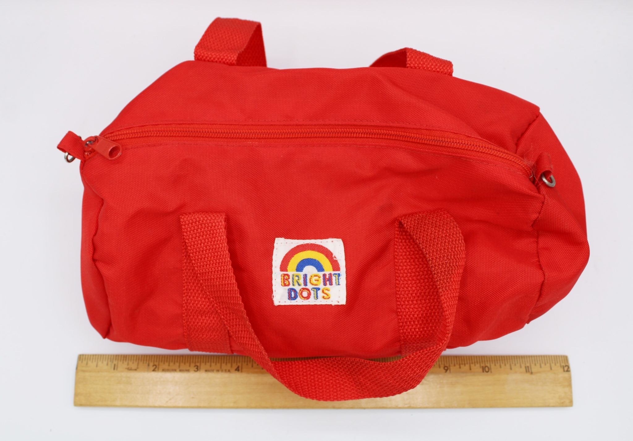 Bright Dots Red Toiletry Bag