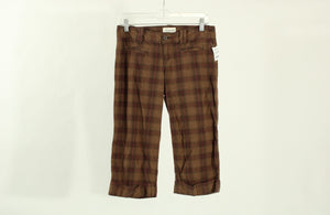 Aeropostale Brown Plaid Shorts | Size 3/4