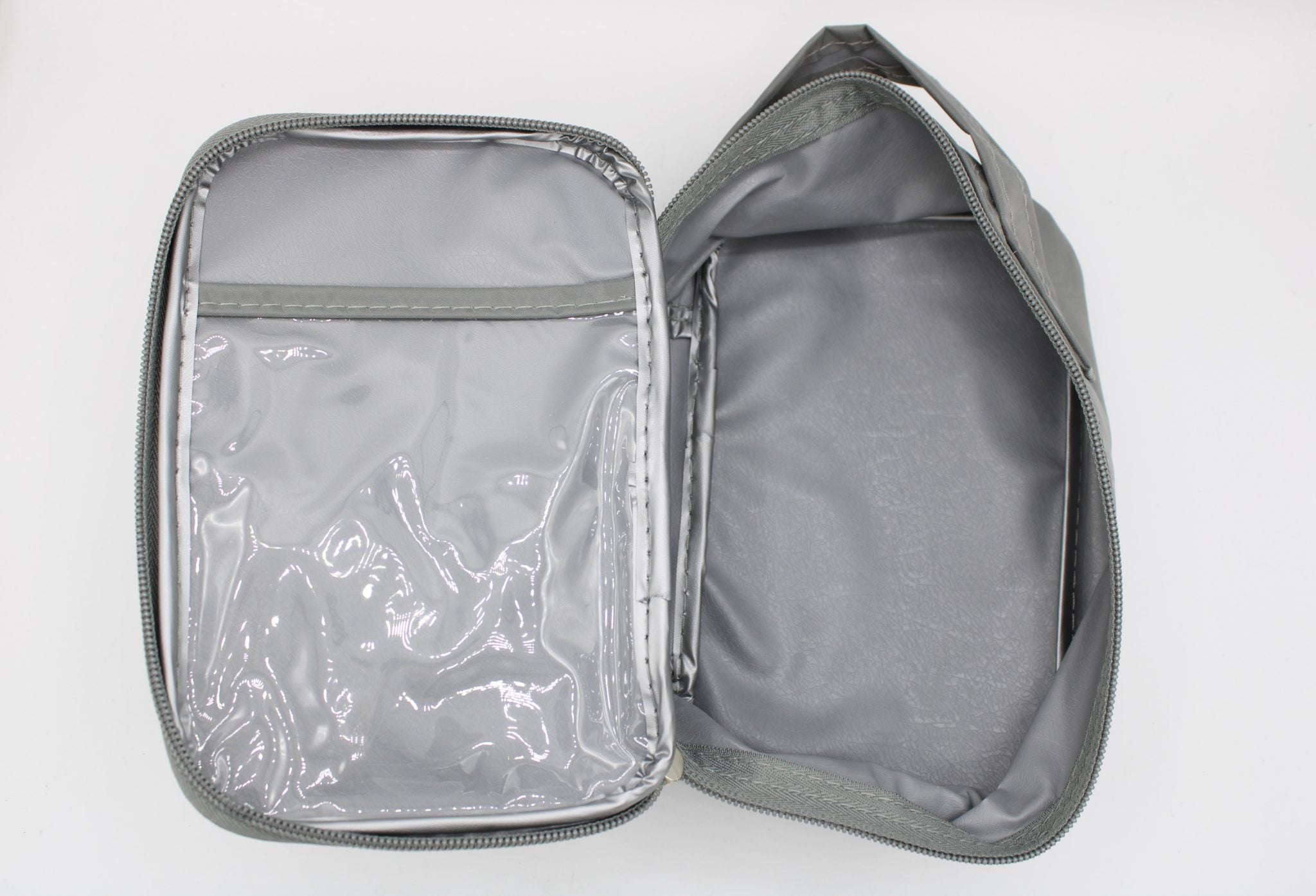 Small Gray Travel Bag