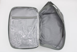 Small Gray Travel Bag