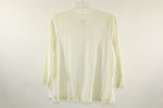 Christopher & Banks Cream Button Up Cardigan Top | S