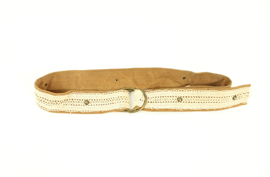 Brown Lace Belt | Size 11