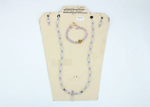 Swarovski Crystal & Art Glass Pendant Jewelry Set