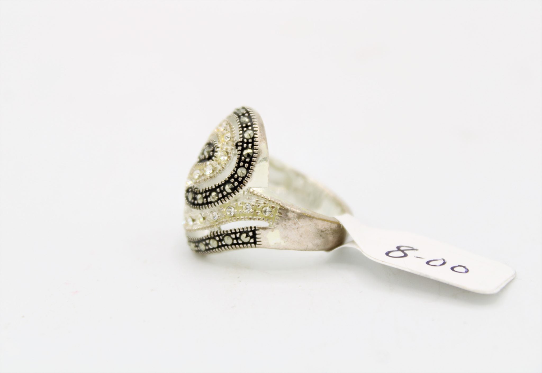 Swirl Stone Thai Ring | Size 7