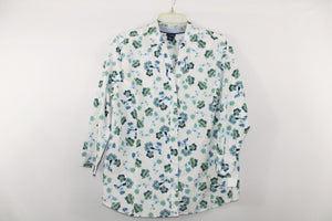 Basic Editions Floral Button Up | L