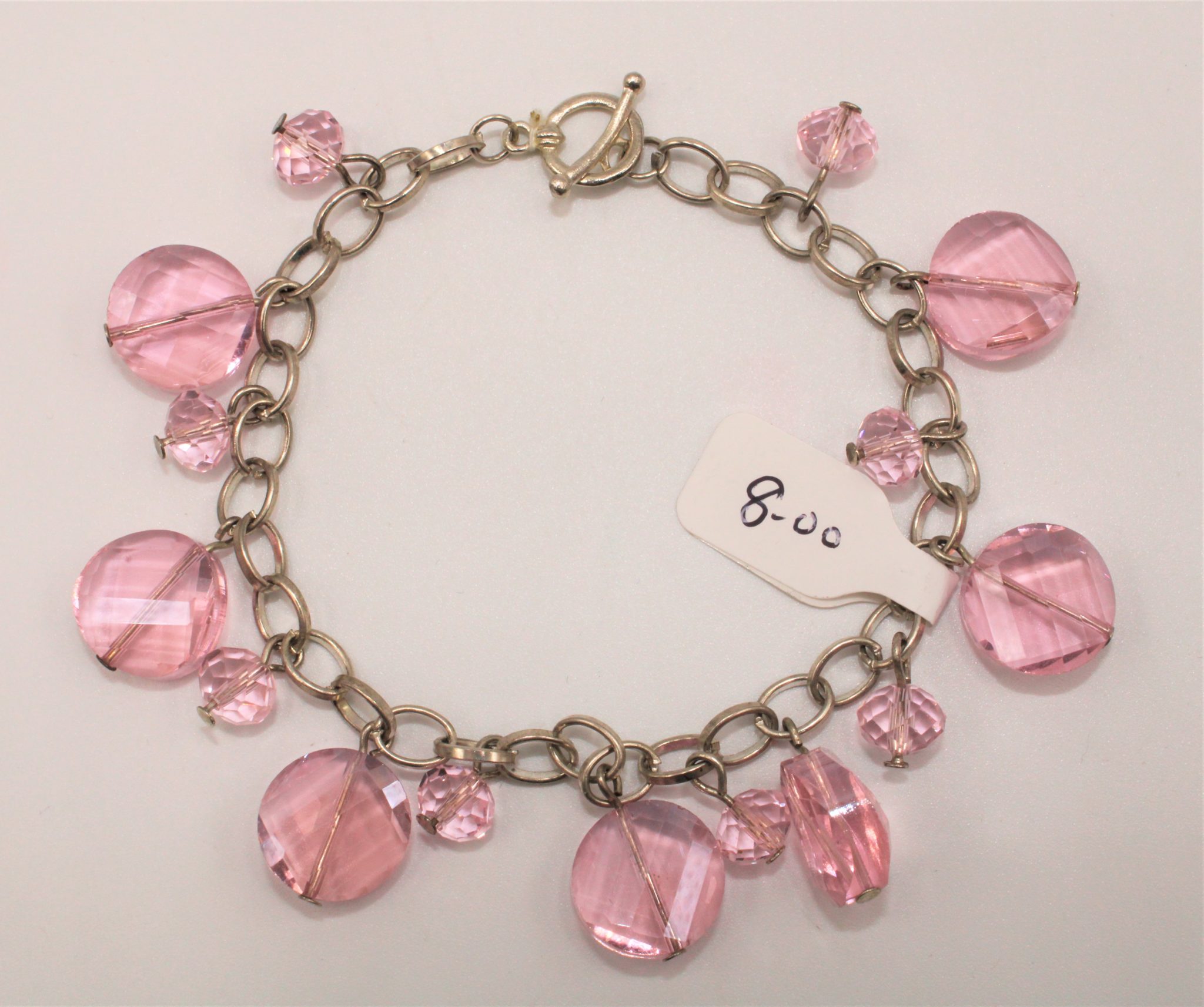 Pink Beaded Bracelet