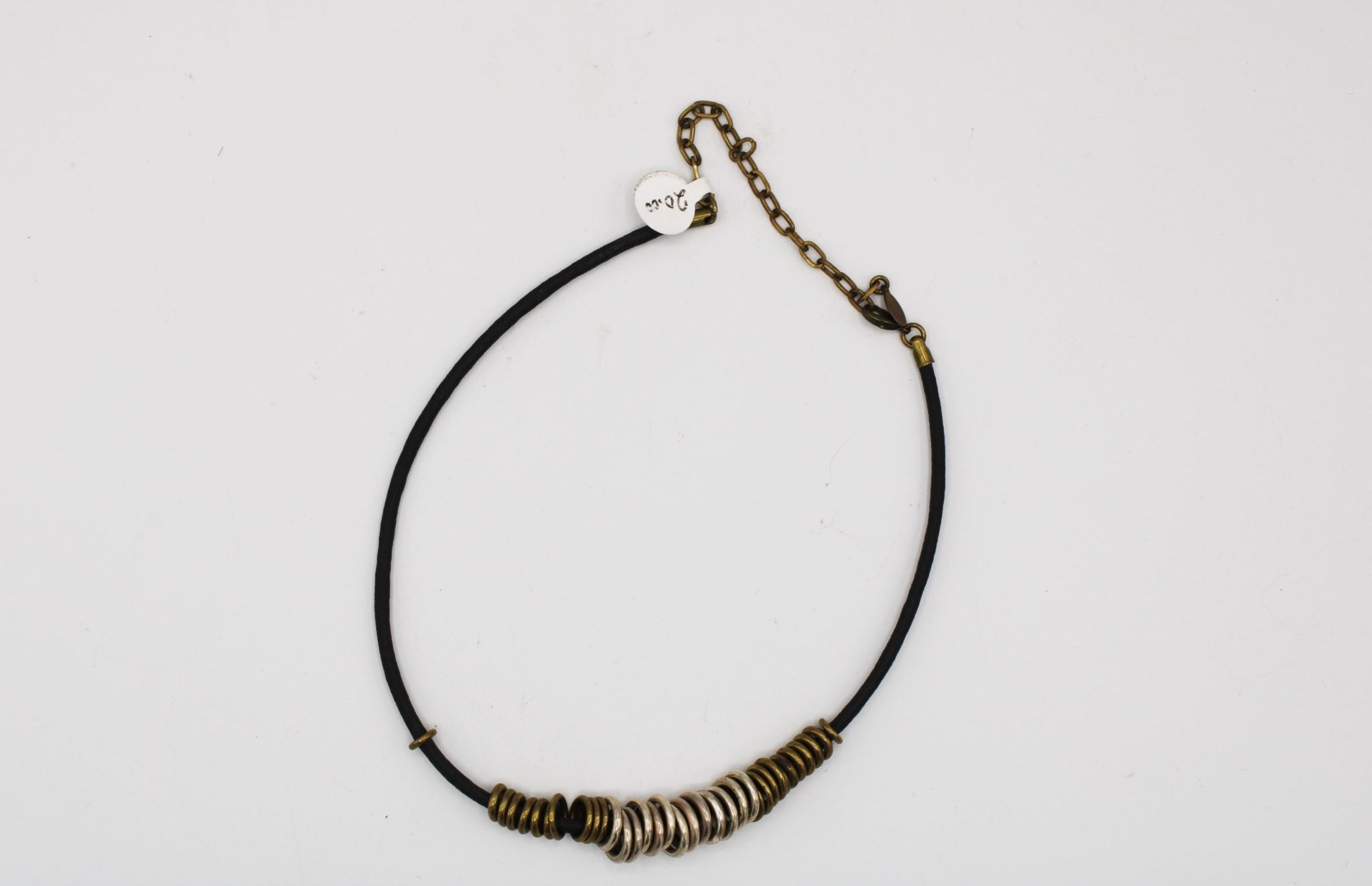 Baer SF Necklace with Silver and Gold Loops