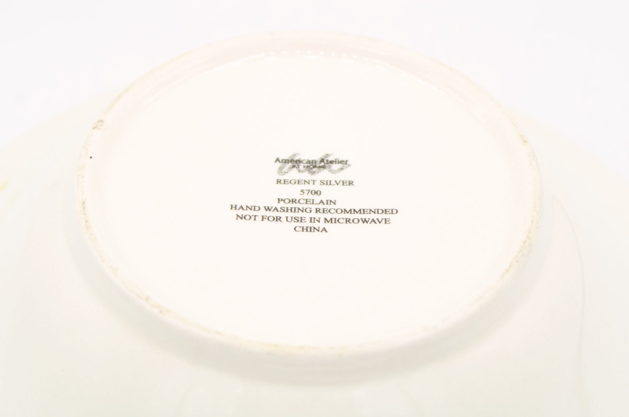 American Atteller Regent Silver 5700 Porcelain Bowl