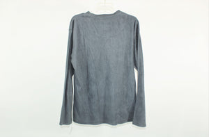 Perry Ellis Portfolio Sleepwear Fleece Shirt | L