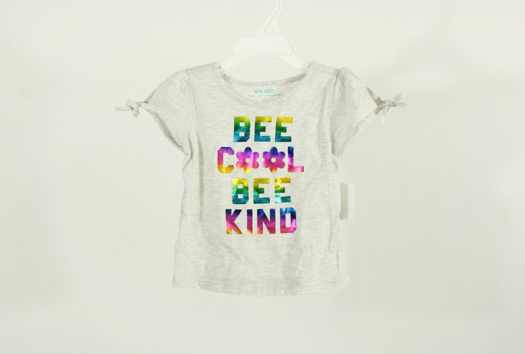 WonderKids "Bee Cool Bee Kind" Shirt | Size 2T