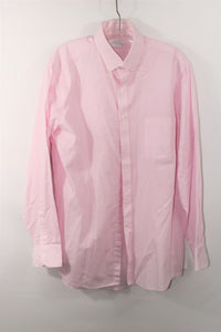 Van Heusen Regular Fit Pink Plaid Dress Shirt | 16-16 1/2 34/35