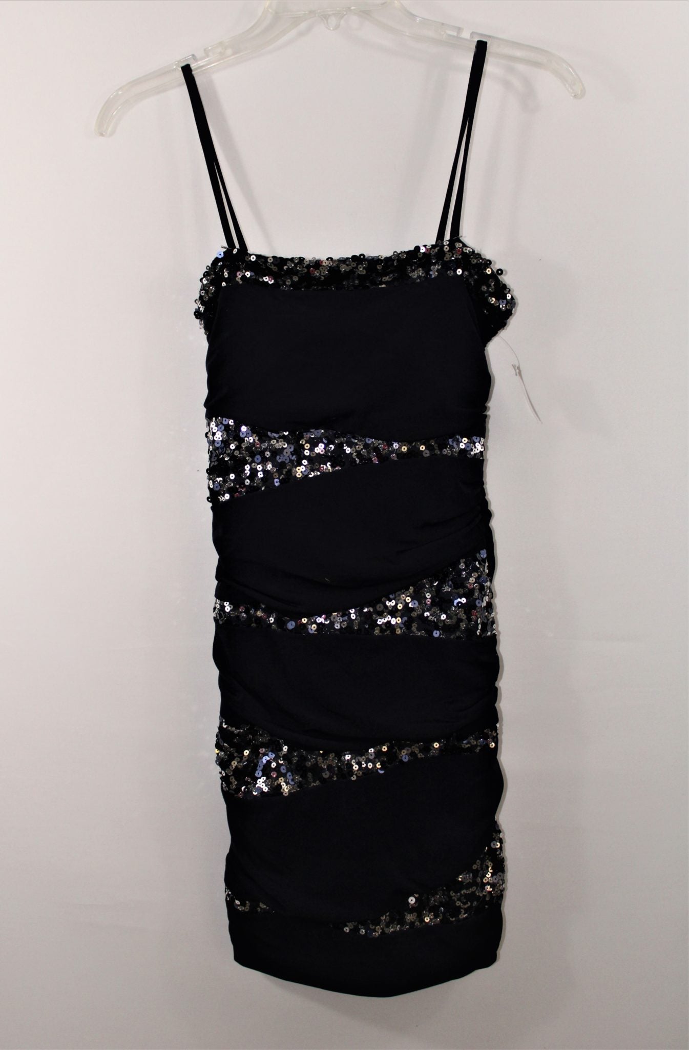 deb Black Sequin Dress | M